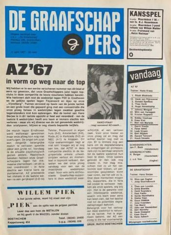 AZ Programma 17-apr-1977 Graafschap uit